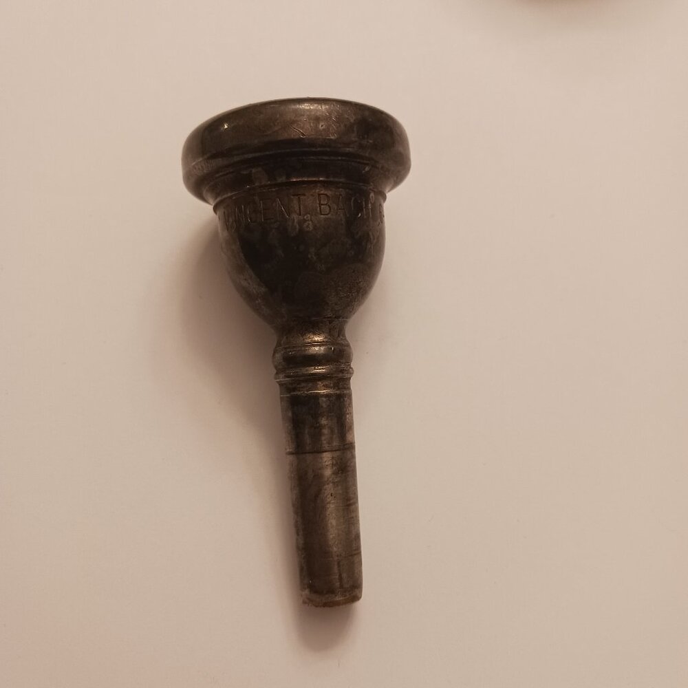 Vintage VINCENT BACH CORP. 6-1/2 AL LARGE SHANK TROMBONE MOUTHPIECE